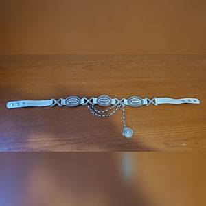Vintage Leather and Chain Belt